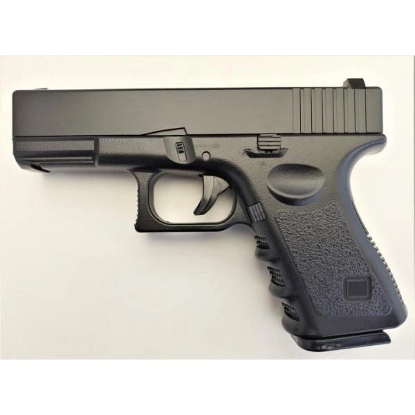 Дитячий Страйкбольний пістолет із Кобурою Glock 17 Galaxy G15+ метал чорний - зображення 1