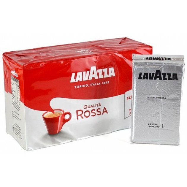 Купить Кофе молотый Lavazza Qualita Rossa silver, 250 г – ROZETKA ...