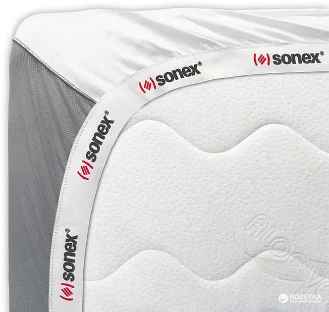 Комплект постільної білизни Sonex Полуторний 145х210 Aero Optical White Преміум Сатин (SO102179) - зображення 4