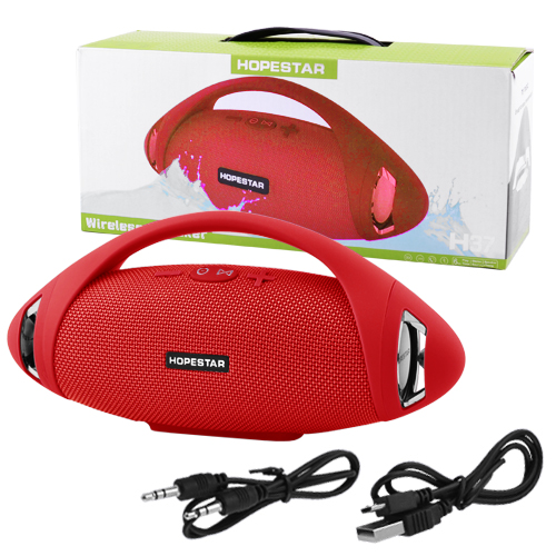 Портативная колонка HOPESTAR H37, Bluetooth, радио, PowerBank, speakerphone, красный - изображение 5