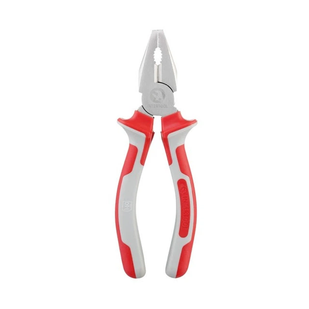 Плоскогубці Intertool 160мм С55 2-комп. рукоятки HT-0104 - Фото 2 Плоскогубці Intertool 160мм С55 2-комп. рукоятки HT-0104 - зображення 2
