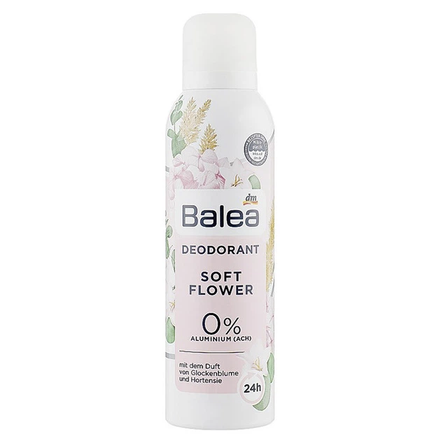 Дезодорант антиперспірант Balea Soft Flower жіночий 200 мл - Фото 1 Дезодорант антиперспірант Balea Soft Flower жіночий 200 мл - зображення 1