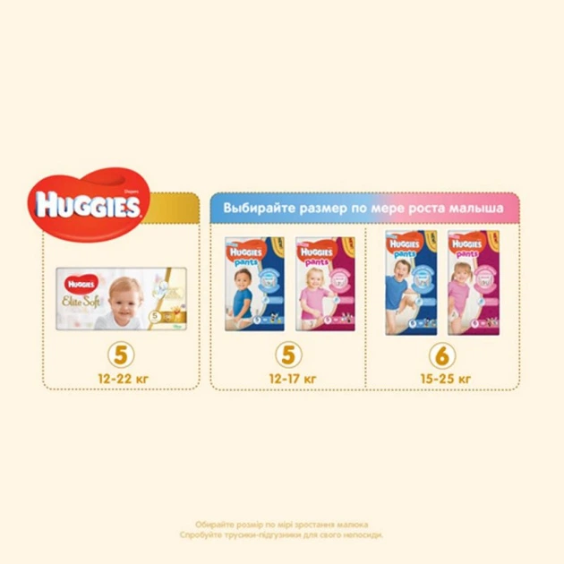 Підгузник Huggies Elite Soft 5 (12-22 кг) 112 шт (5029054566237) - зображення 8
