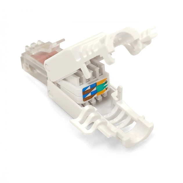Конектор мережевий L&W ELECTRONICAL RJ45, 8p8c, UTP, cat.6, безінструментальний - зображення 3