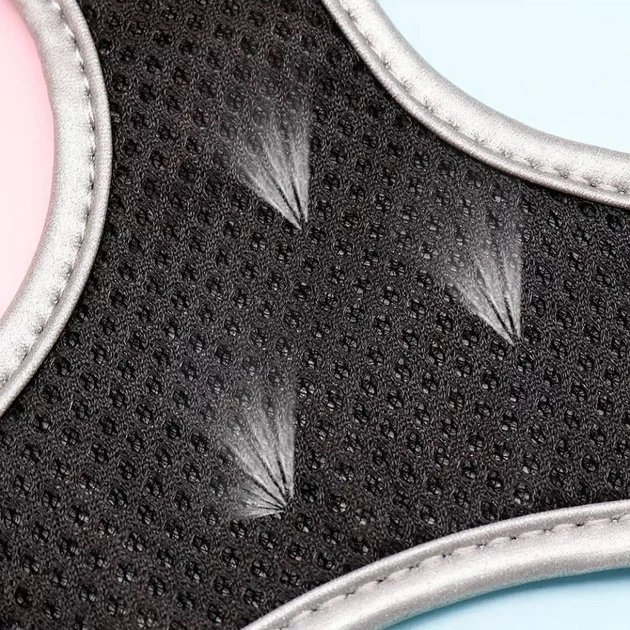 Шлея для собак и кошек Сеточка Size S Blue шея 25 обхват груди 20-38 см - изображение 5