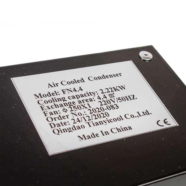 Конденсатор (теплообмінник) із вентилятором CD-4.4 1,3kW H=280mm L=360mm - Фото 4 Конденсатор (теплообмінник) із вентилятором CD-4.4 1,3kW H=280mm L=360mm - зображення 4