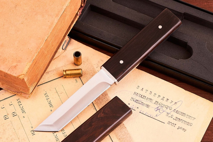 Нож нескладной Танто мини Катана Куботан JK67 - изображение 1
