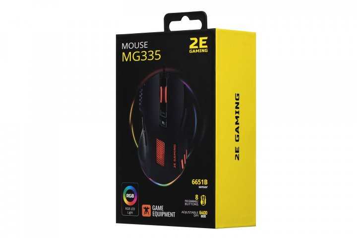 Комп'ютерна миша 2E MG335 GAMING, Black (2E-MG335UB) - изображение 2
