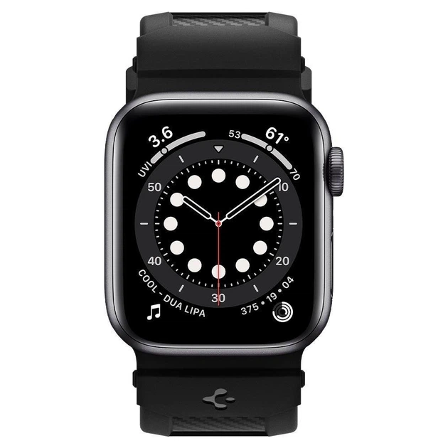 Ремешок Spigen Rugged Band для Apple Watch 2 | 3 | 4 | 5 | 6 | SE 41/40/38 mm Matte Black (AMP02855) - изображение 3