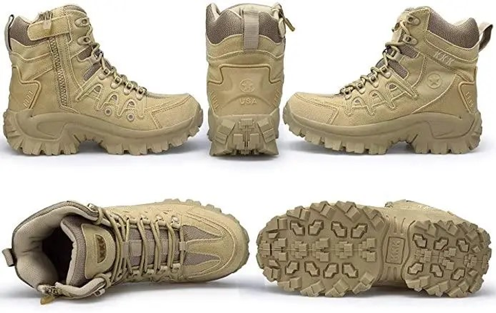 Берці ККК тактичні військові армійські черевики на блискавці та шнурках, р. 42 - зображення 2