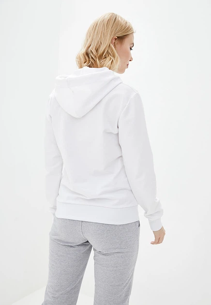 Жіноче худі з капюшоном з бавовни на манжетах HiBrand S Білий (hb792362096) - изображение 3
