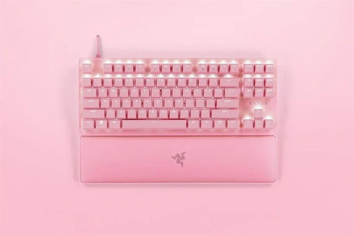 Клавиатура Razer Huntsman V2 Tenkeyless Red Switch Quartz (RZ03-03942000-R3M1) - изображение 5