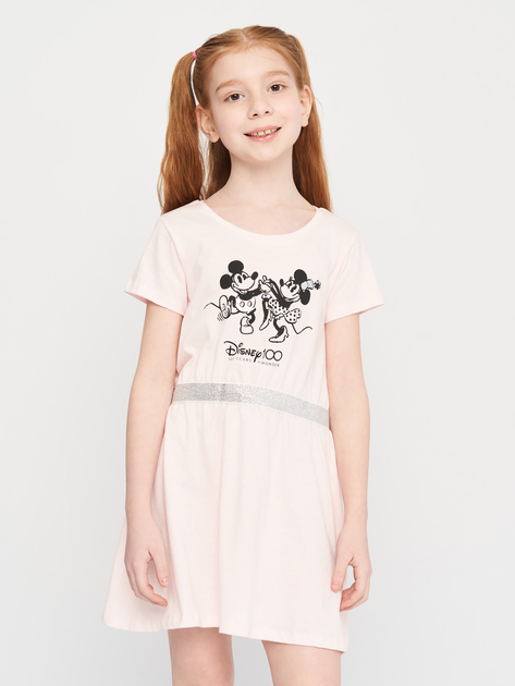 Акция на Дитяче літнє плаття для дівчинки Disney Minnie WE1233 104 см Рожеве от Rozetka