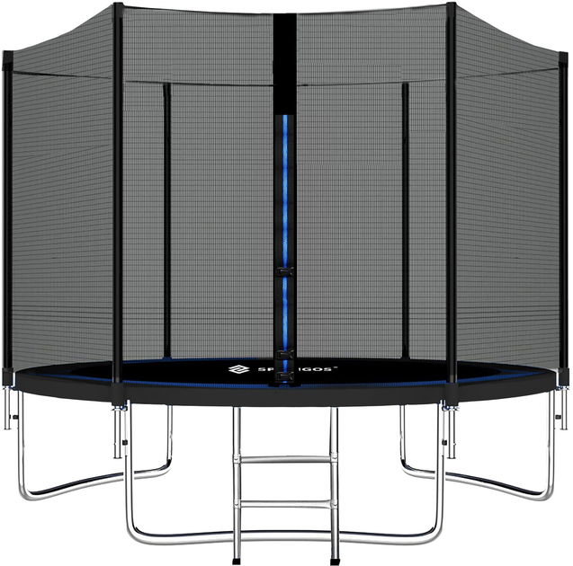 Батут с наружной сеткой Springos 10FT 305 см Черный (TP0002) – фото ...