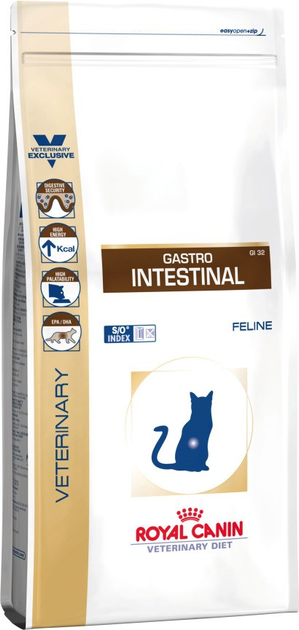 Sucha karma dla dorosłych kotów Royal Canin Gastro Intestinal Cat 4 kg (3182550771269) - obraz 1