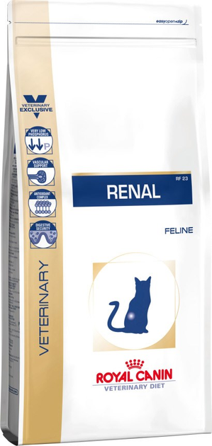 Sucha karma dla dorosłych kotów Royal Canin Renal Feline 4 kg (3182550711012) (39000409) - obraz 1