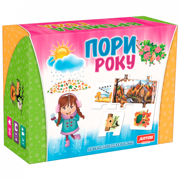 Настольная игра "Времена года" Artos Games от 3 лет (056700001111) - изображение 6