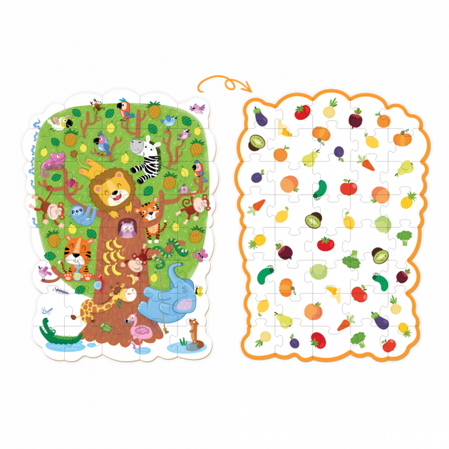 Детский пазл/игра Mon Puzzle "Волшебное дерево" 40 элементов (20011500001111) - изображение 7
