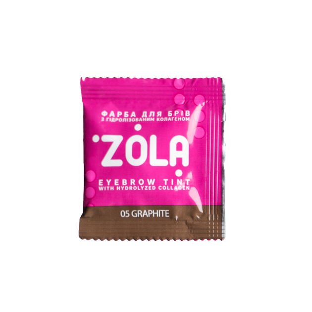 Краска для бровей Zola 05 Graphite 5 мл + окислитель 5 мл - Фото 1 Краска для бровей Zola 05 Graphite 5 мл + окислитель 5 мл - изображение 1