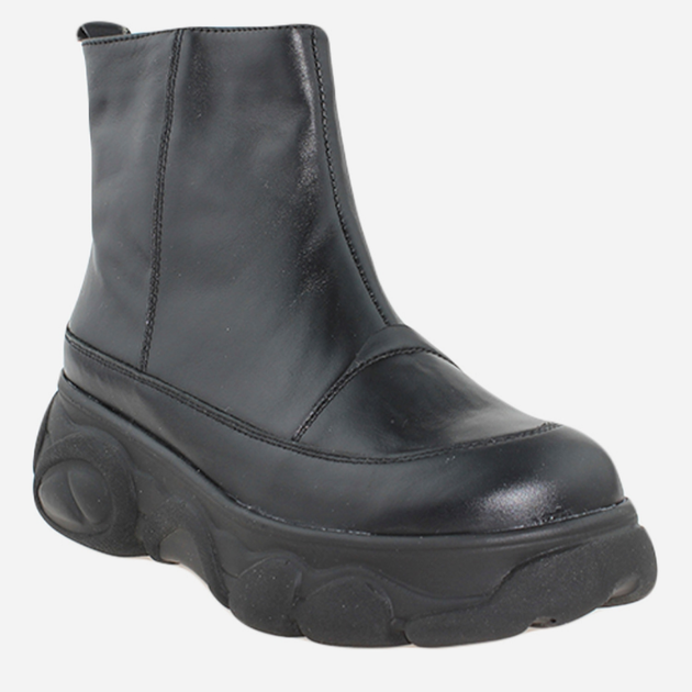 Акція на Жіночі зимові черевики високі Emilio RE2536 37 23.5 см Чорні від Rozetka