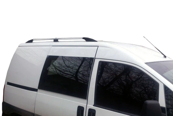Хромированные Рейлинги Короткая база, пластиковые ножки для Citroen Jumpy 1996-2007 гг - изображение 2