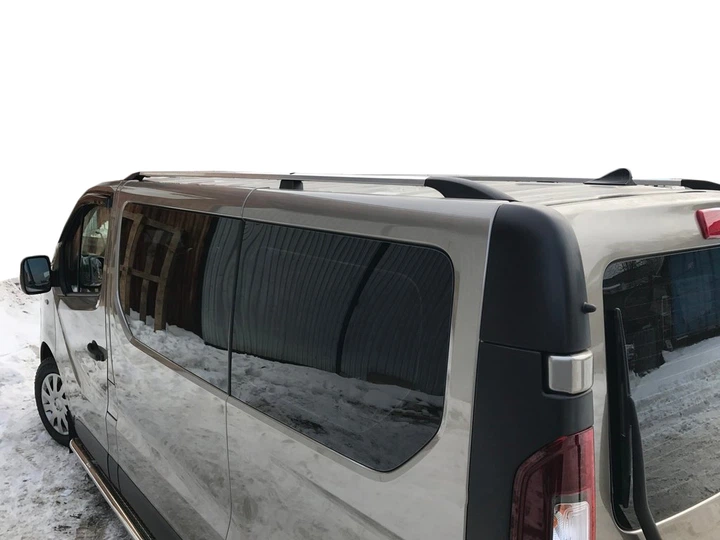 Хромированные Рейлинги Короткая, Пластиковые Ножки для Renault Trafic 2015- гг - изображение 2