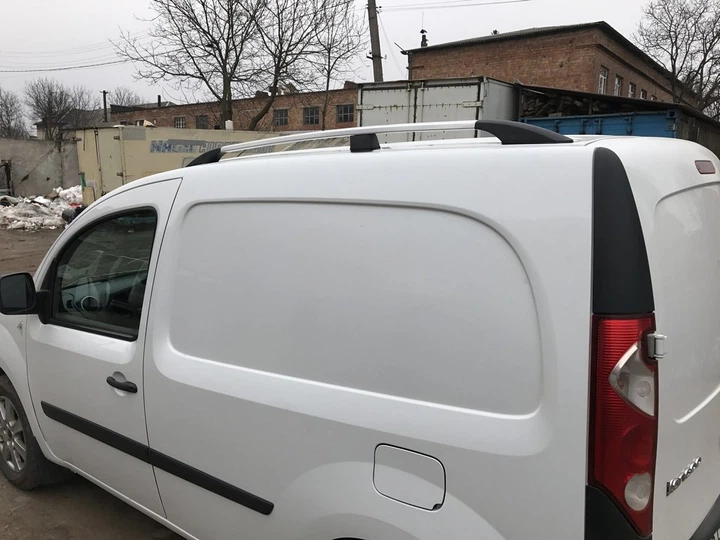 Хромированные Рейлинги Стандартная база, пластиковые ножки для Renault Kangoo 2008–2020 гг - изображение 12