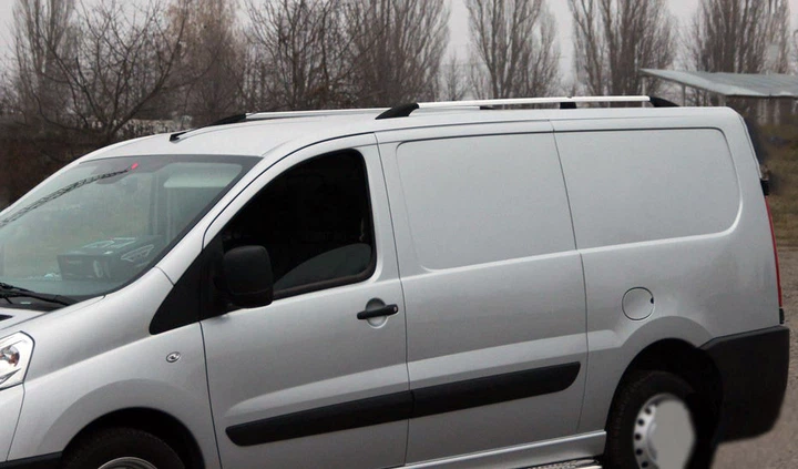 Хромированные Рейлинги Короткая база, пластиковые ножки для Citroen Jumpy 2007–2017 гг - изображение 2