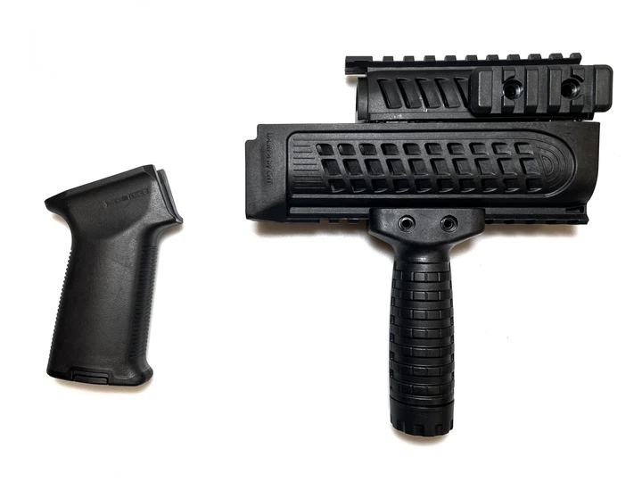 Обвес для АК: Цевье, пистолетная рукоятка Magpul MAG357, ручка