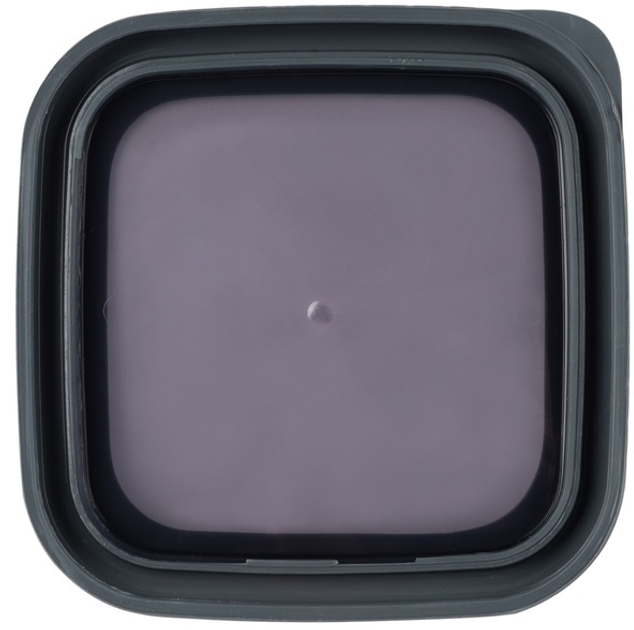 Контейнер пластиковый для сыпучих продуктов Violet House 0311 Transparent Black 1.7 л (0311 Transparent Black) - изображение 3