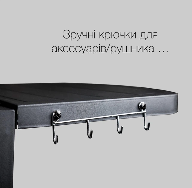Вугільний гриль-барбекю з термометром GRILL BLACK - зображення 6