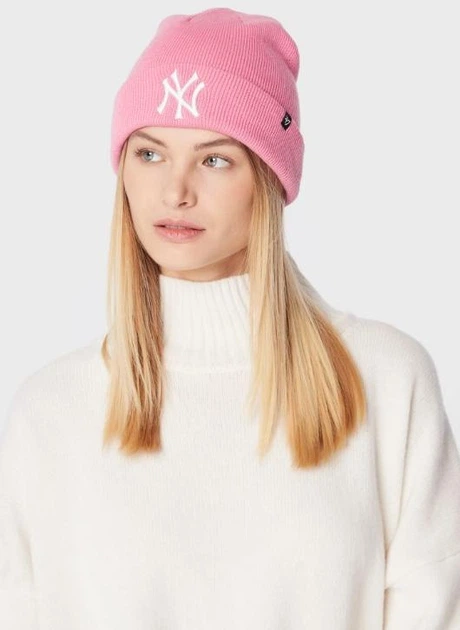 Шапка 47 Brand Mlb Ny Yankees Raised (B-RKN17ACE-RSA) розовый - изображение 4