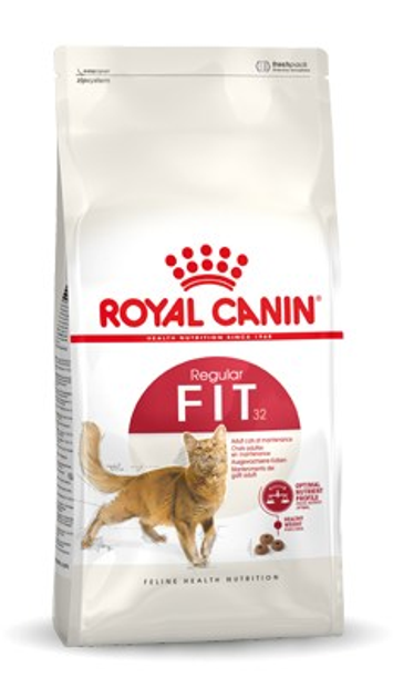 Sucha karma dla kotów domowych i wychodzących Royal Canin Fit 10 kg (2520100/11417) (3182550702249/0262558702243) - obraz 1