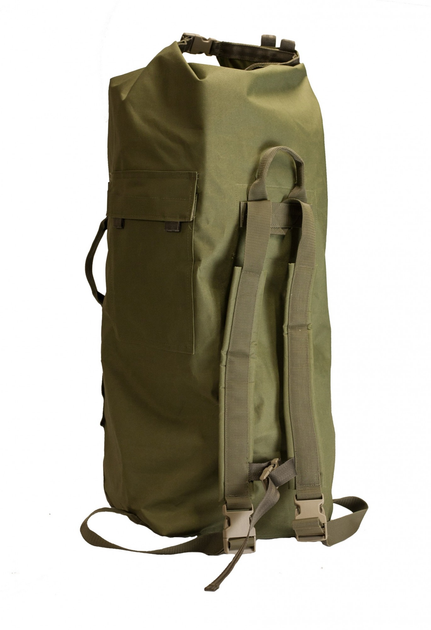 Баул-рюкзак регульований об'єм до 100 літрів колір хакі - изображение 2