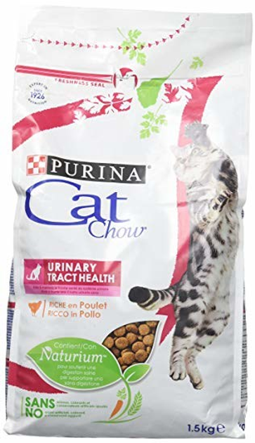 Sucha karma dla kotów z problemami układu moczowego PURINA Cat Chow Urinary z kurczakiem 1,5 kg (12158054) - obraz 2