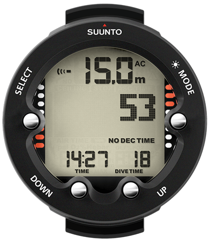 Декомпресиметр Suunto Zoop Novo (SS021645000) Чорний - Фото 1 Декомпресиметр Suunto Zoop Novo (SS021645000) Чорний - зображення 1