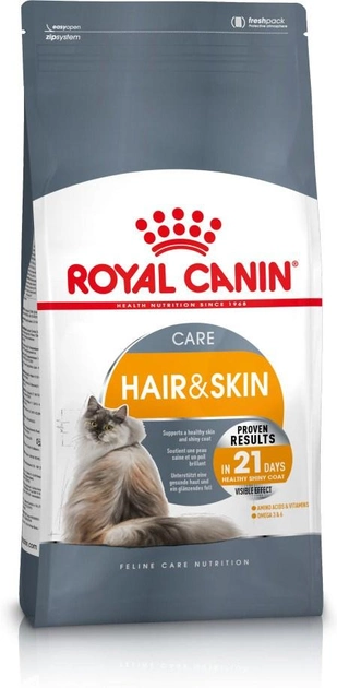 Sucha karma dla kotów Royal Canin Hair & Skin Care 2 kg (3182550721738) (2526020) - obraz 1