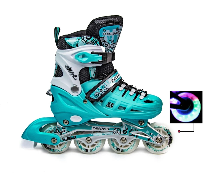 Ролики Scale Sports. Mint (размер 29-33) LF 905 - Фото 2 Ролики Scale Sports. Mint (размер 29-33) LF 905 - изображение 2