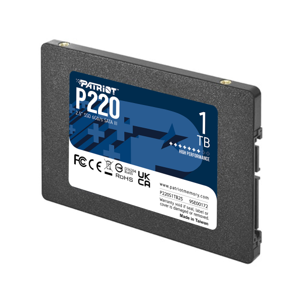 SSD накопитель Patriot p220 1tb 2.5" sataiii tlc (p220s1tb25) - изображение 2