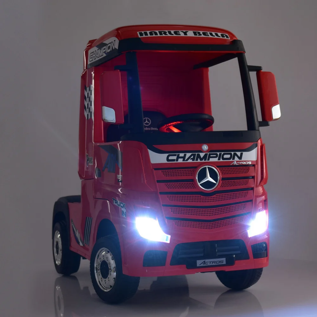 Дитячий електромобіль Вантажівка Bambi M 4208EBLR-3 Mercedes-Benz до 30 кг - зображення 2