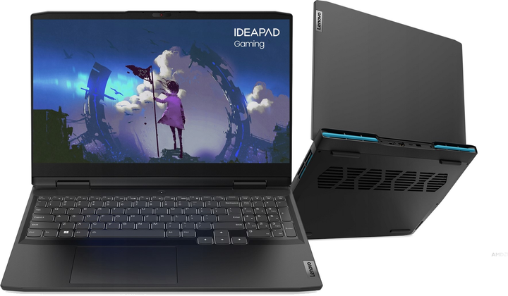 Laptop Lenovo IdeaPad Gaming 3 15IAH7 (82S900JKPB) Onyx Grey - obraz 8
