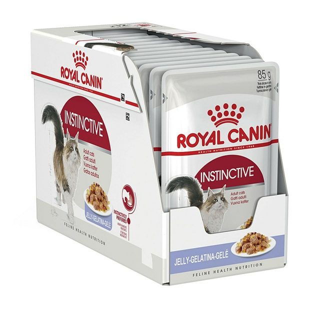 Mokra karma dla kotów wybrednych ROYAL CANIN Instinctive kawałki w galaretce - saszetki 12x85g (9003579309544) - obraz 1