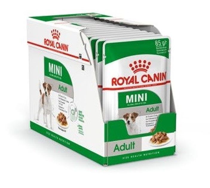 Вологий корм для собак Royal Canin Mini 12 пакетиків по 85 г (9003579008249) - зображення 1