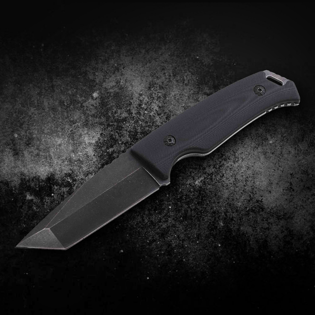 Нож нескладной Тактический Военный Американский Танто с креплением под Молли - изображение 2