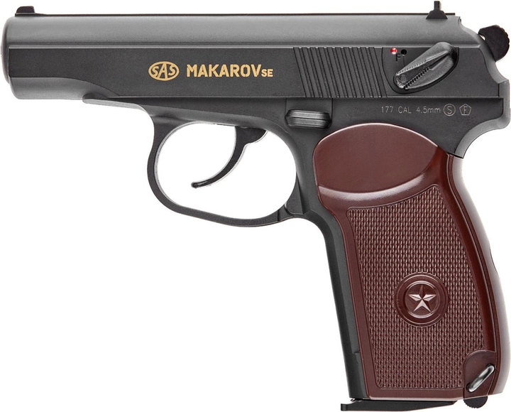 Пістолет пневматичний SAS Makarov SE 4.5 мм (23702862) ($IB060583) - Уцінка - зображення 1