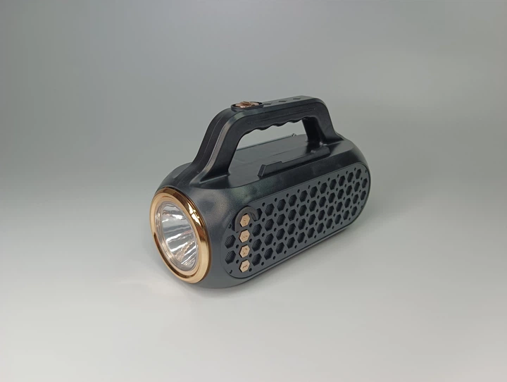 Портативная Bluetooth колонка EP-516 15Вт с аккумулятором, солнечной панелью и фонариком - Фото 3 Портативная Bluetooth колонка EP-516 15Вт с аккумулятором, солнечной панелью и фонариком - изображение 3
