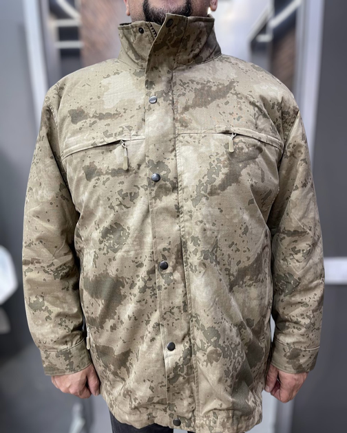 Куртка-парка тактическая на позднюю осень, цвет Жандарм, размер 3XL, теплая куртка для военных - изображение 1