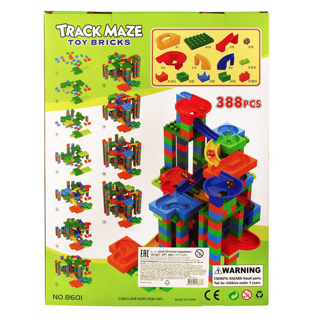 Набор игровой MAYA TOYS Конструктор-лабиринт, 388 дет. (8601) – фото ...