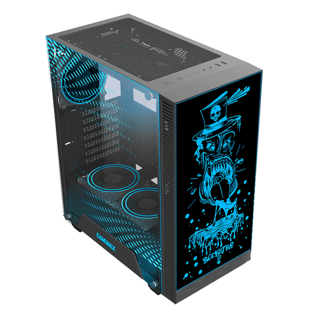 Корпус компьютерный ATX GameMax RockStar 2 без блока питания/RGB-подсветка/боковое окно Черный - изображение 5