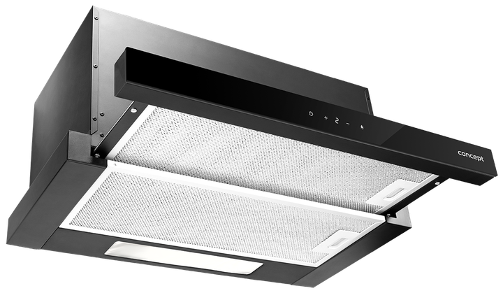 Висувна витяжка 60 cm Concept OPV3860bc BLACK - Фото 1 Висувна витяжка 60 cm Concept OPV3860bc BLACK - изображение 1